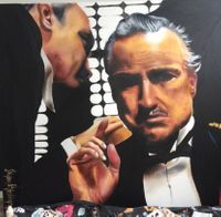 The Godfather - 1.20m X 1.00m - Acrylverf op linnen