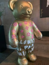 LV Teddy Mini - Gold / Pink